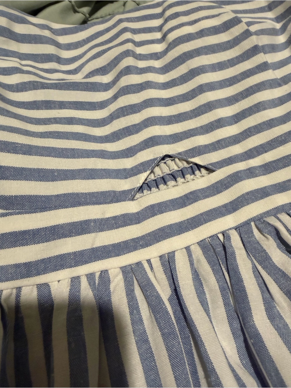 COMMENSE!! Striped Cutout Cotton Blend Cami Maxi Dress !!pockets - Picture 7 of 9